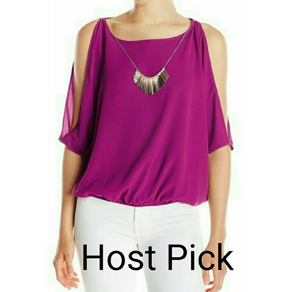 Iz Byer Tops - Could shoulder  blouse