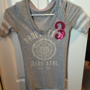 Aeropostale Vneck mid sleeve shirt.