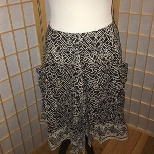 Tribal print skirt