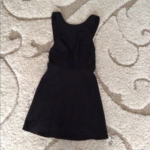 Little Black Backless Dress