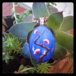 "Mystic Blue" Seattle Artist Necklace