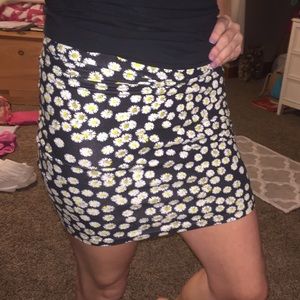 Sunflower bodycon skirt!