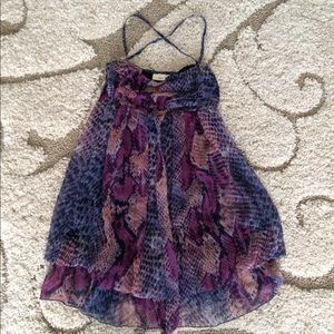 Day trip Purple Patterned Dress