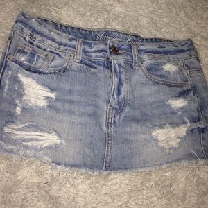 NWOT AE jean skirt!