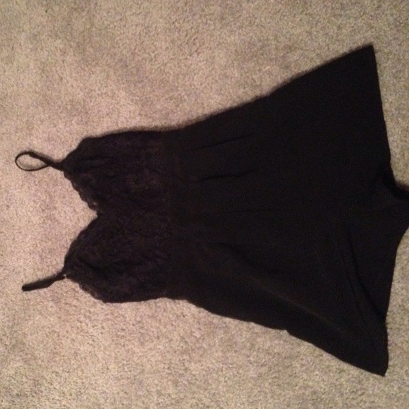 Lace top romper
