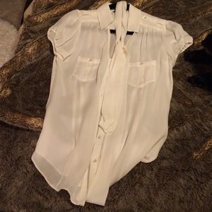 Ivory Silk Shirt