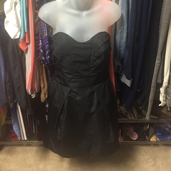 BCBG Black Strapless Dress