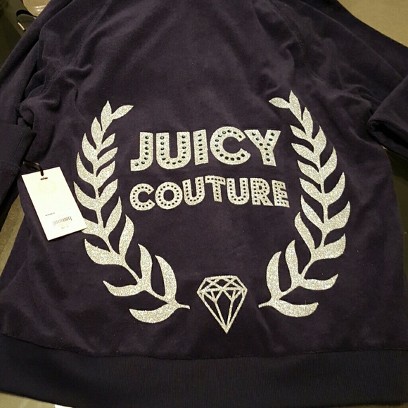 Juicy Couture Sweaters - Juicy Couture trim hoodie