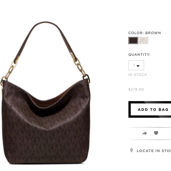 SOLD-NWT Michael Kors Logo Shoulder Bag - Picture 4 of 4