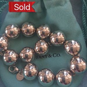 Tiffany & co. Authentic 14mm Large Bead Bracelet!!