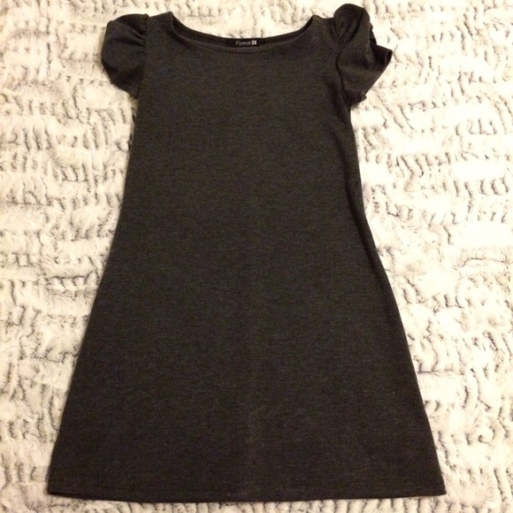 GRAY FOREVER 21 DRESS