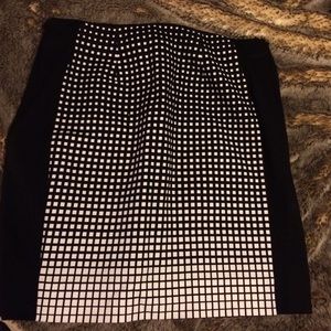 Slimming Color Block Skirt