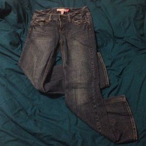 FINAL PRICE- Aero Hailey Jeans with Rhinestones