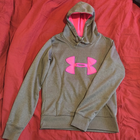 Grey under armor hoody