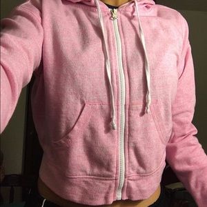 Pink crop top jacket