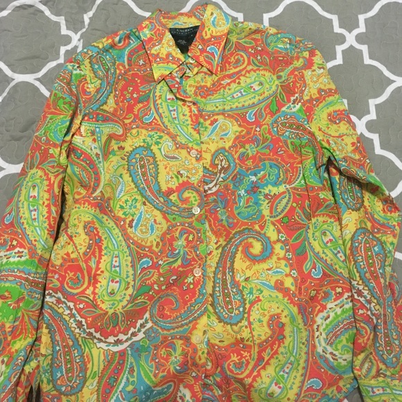 Ralph Lauren Paisley button up