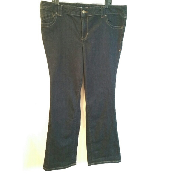 Lane Bryant Denim - Lane Bryant Boot Cut Dark Blue Jeans Size 20