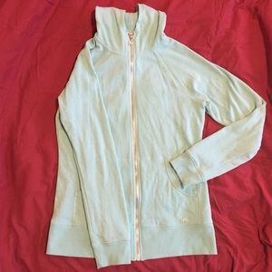 Light blue Victoria's Secret zip-up ANGEL hoody