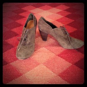 Coclico brown suede lace-up oxford shoes