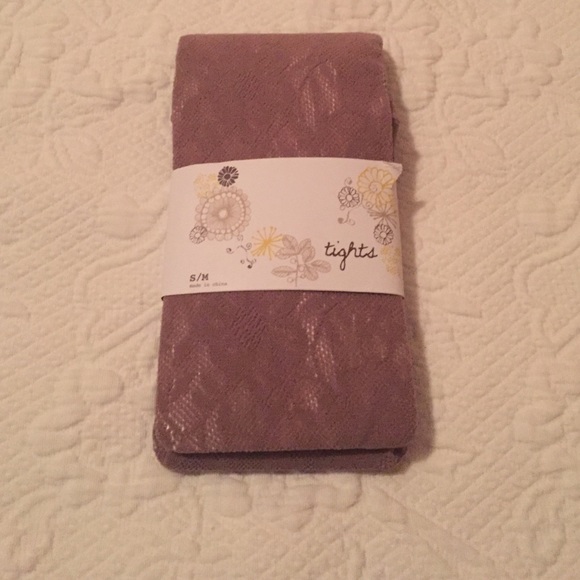 NWT, Tan, Designed Tights