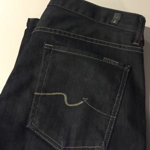 7 for all mankind men's 33w29L. Dark wash