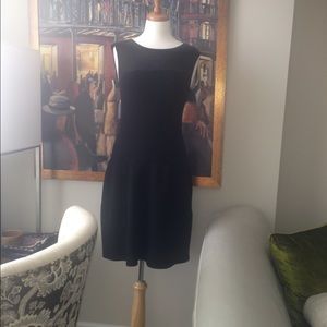 Ann Taylor sleeveless black dress