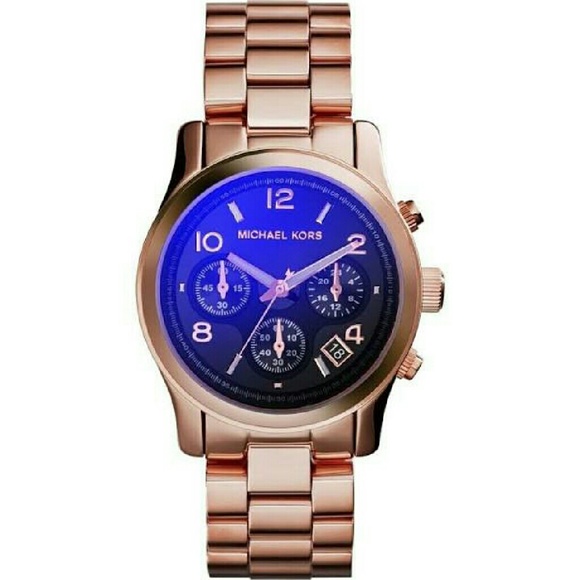 Michael Kors Runway Rose Gold Chronograph Watch