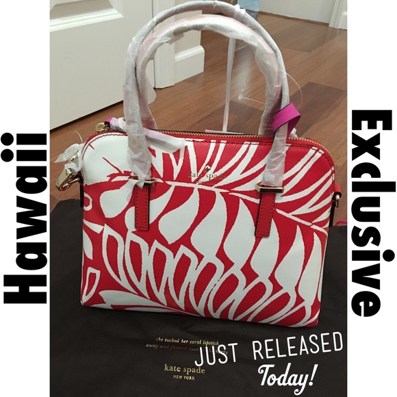 Kate Spade Handbags - KATE SPADE Hawaii Exclusive handbag red/white