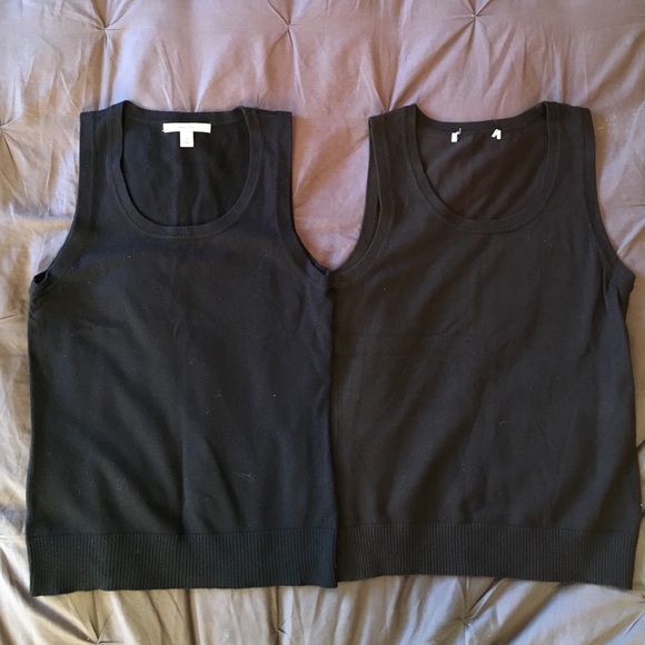 Bundle Merona Black and Brown Sweater Vests. Sz Sm