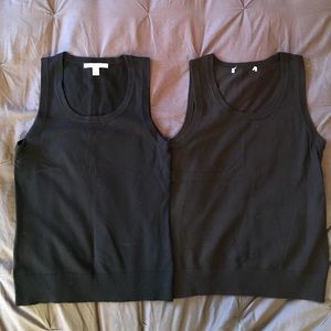 Bundle Merona Black and Brown Sweater Vests. Sz Sm