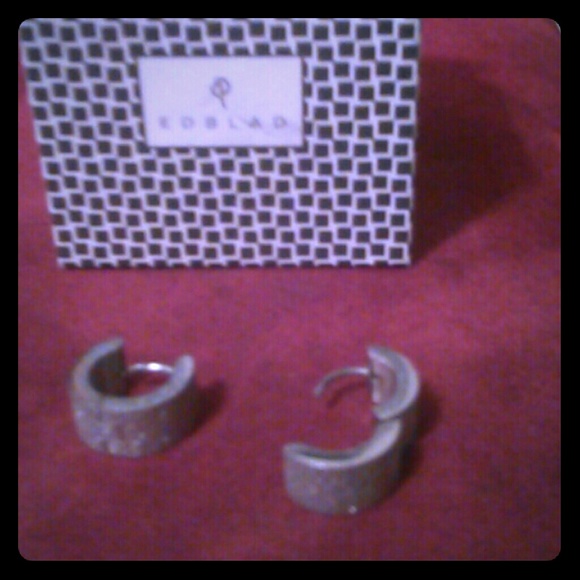 Platinum earrings