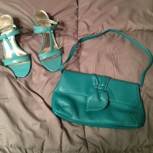 Nine West shoes and handbag