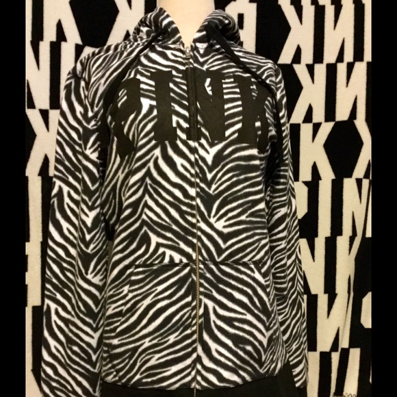 Rare Victoria Secret Zebra hoodie