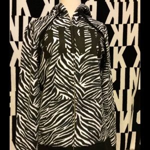 Rare Victoria Secret Zebra hoodie