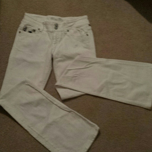 Long white missme jeans