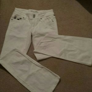 Long white missme jeans