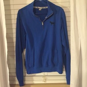 Royal Blue PINK Quarter Zip