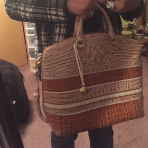 Brahmin dome satchel