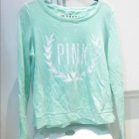 MINT GREEN Pink pullover 💓