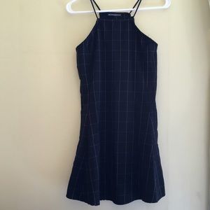 SOLD Black Grid Dress