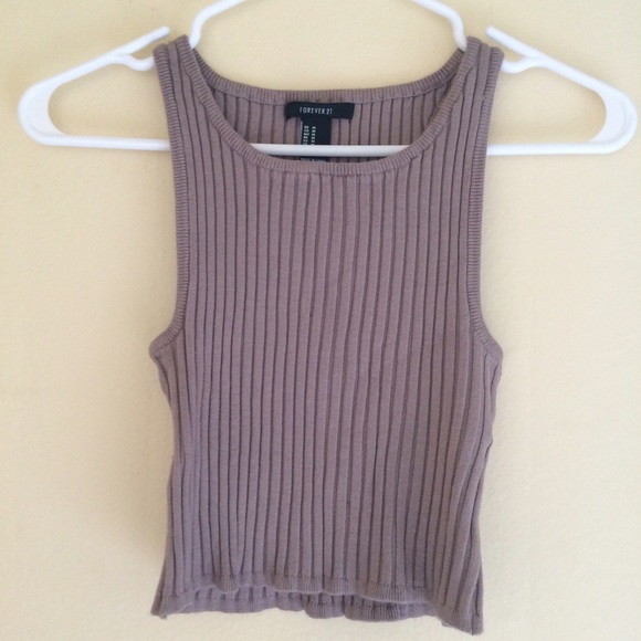 Ribbed Crop Top