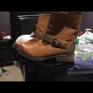 Steve Madden "Fraankie" Studded Ankle Boot