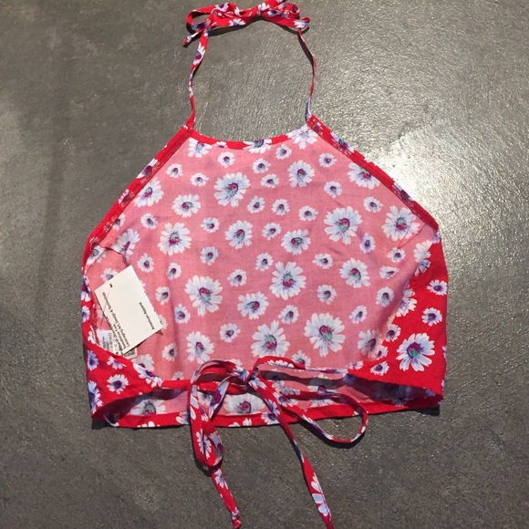 💃American Apparel Halter Top🌺Festival Style🙌 - Picture 2 of 3