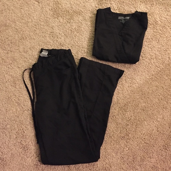 Grey's Anatomy scrubs, black size small tall