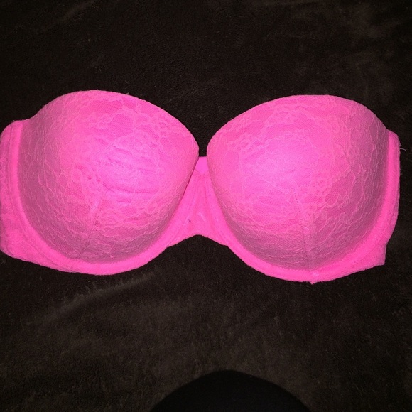 Multi way Victoria secret pink lace bra