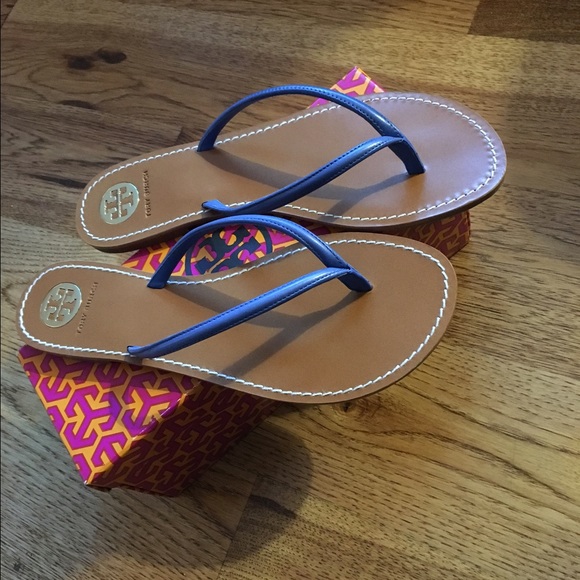 Tory Burch Shoes - Authentic Tory Burch Abitha Veg Leather sandals