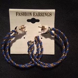 3 new half hooped fashion earrings