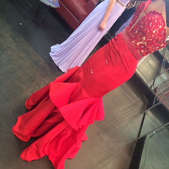 Sherri Hill Dresses & Skirts - (SOLD) Red Sherri Hill 2015 Prom Dress
