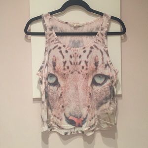 Cheetah tank top