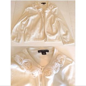 Elegant floral cardigan